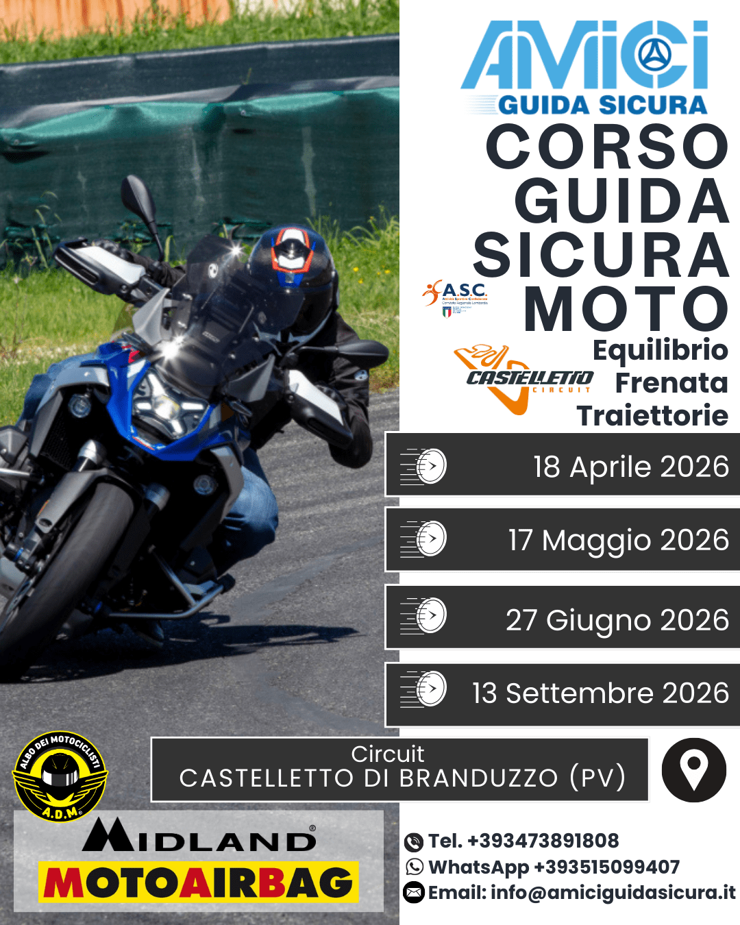 calendario eventi amici guida sicura 2025